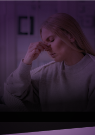 Mujer con gripe